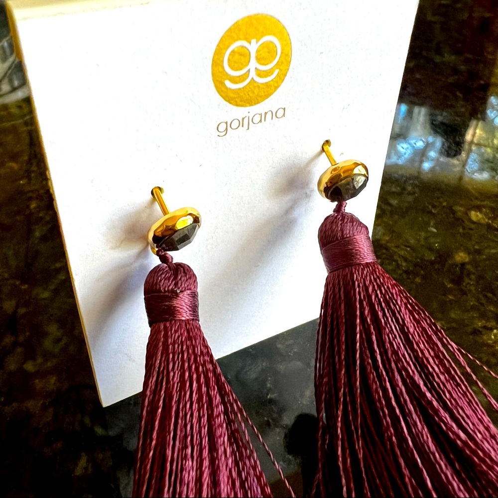Gorjana 18k Gold Tulum Tassels earrings